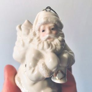 Lenox Santa With Puppy Christmas Holiday Ornament
